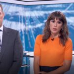Igor Gómez y Marina Ribel en 'Telediario Fin De Semana'.