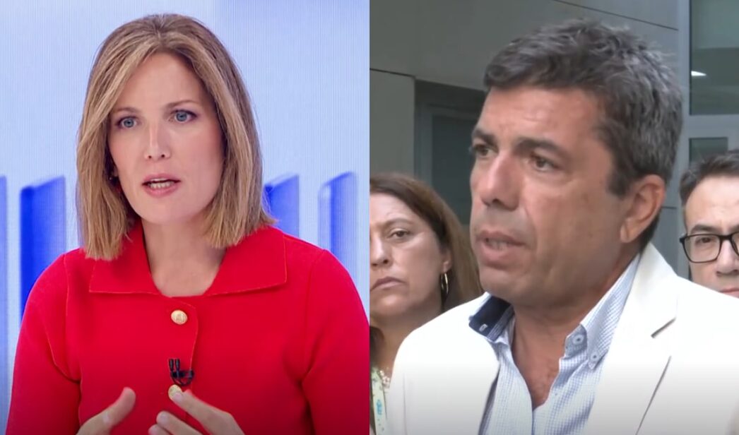 Silvia Intxaurrondo y Carlos Mazón.