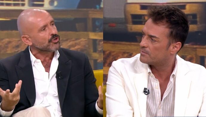 Jaime de los Santos y Miquel Valls en 'Espejo Público'.