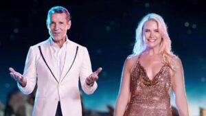 Jesús Vázquez y Valeria Mazza en 'Bailando con las estrellas'.
