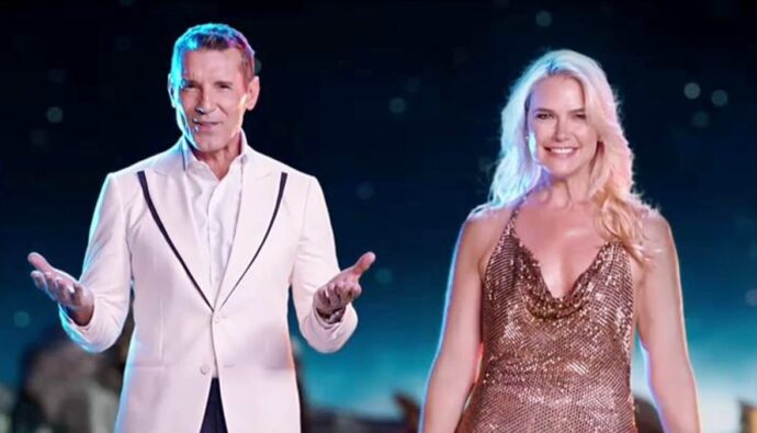 Jesús Vázquez y Valeria Mazza en 'Bailando con las estrellas'.