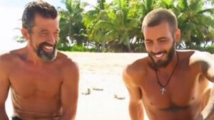 Iván González con José Luis Losa en 'Supervivientes'.