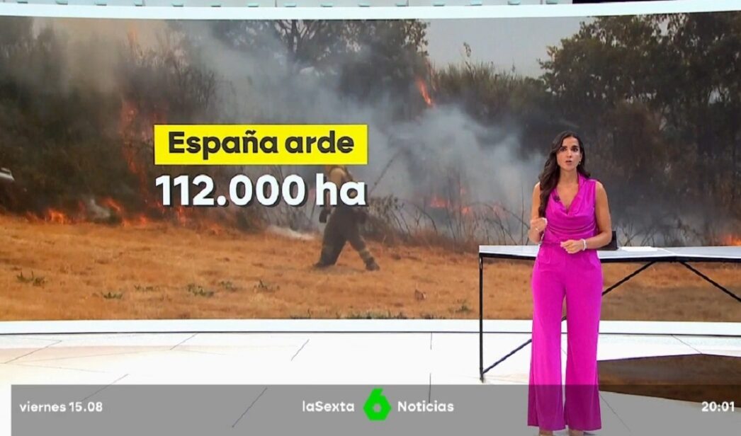 Beatriz Zamorano en 'La Sexta Noticias'.