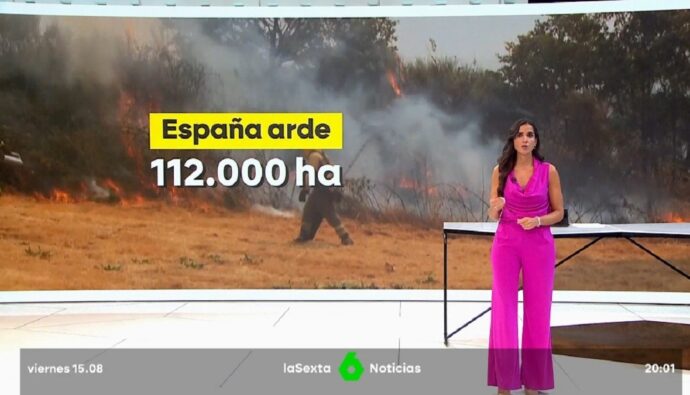 Beatriz Zamorano en 'La Sexta Noticias'.