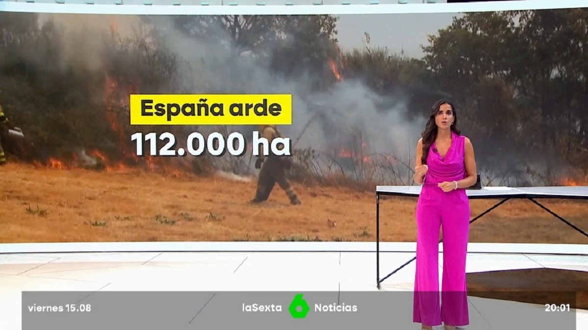 Beatriz Zamorano en 'La Sexta Noticias'.