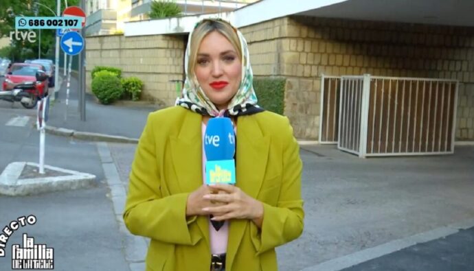 Marta Riesco en 'La familia de la tele'.