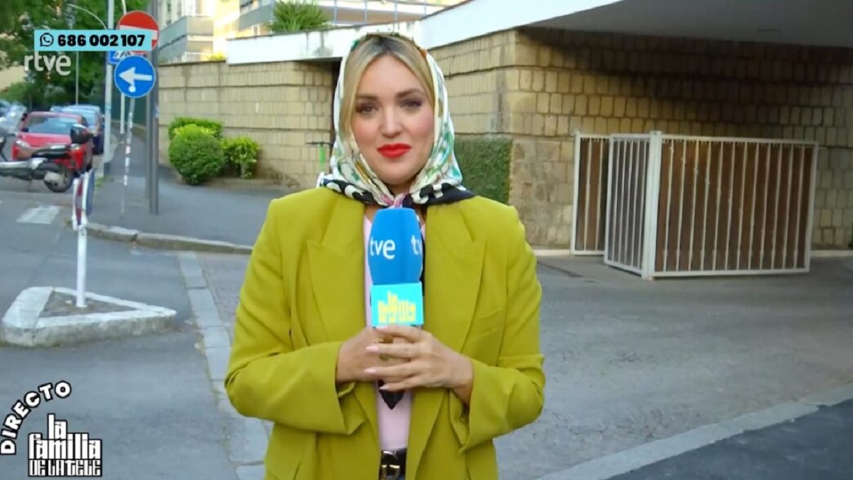 Marta Riesco en 'La familia de la tele'.
