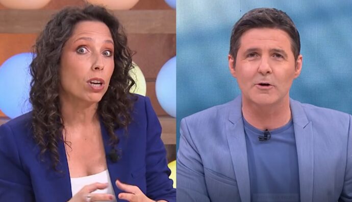 Marta Nebot y Jesús Cintora en 'Malas lenguas'.