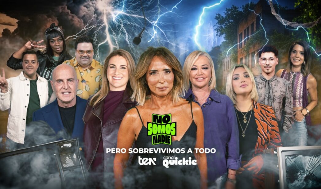 Cartel oficial de 'No somos nadie'.