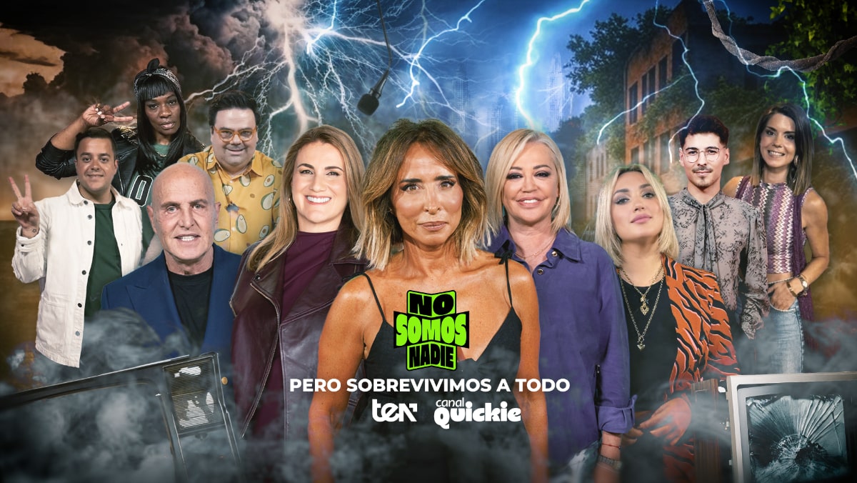 Cartel oficial de 'No somos nadie'.