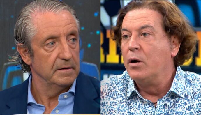 Josep Pedrerol y Pipi Estrada en 'El Chiringuito'.