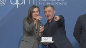Ricardo Medina, creador de 'Madrid Directo' junto a la Reina Letizia