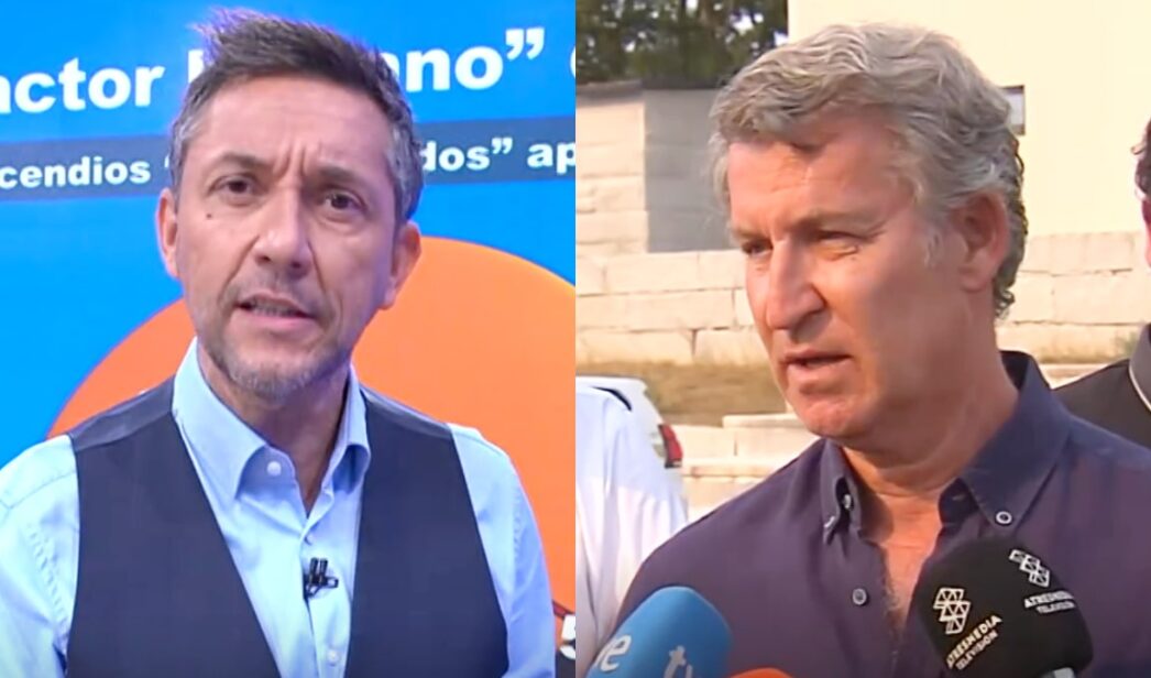 Javier Ruiz y Alberto Núñez Feijóo.