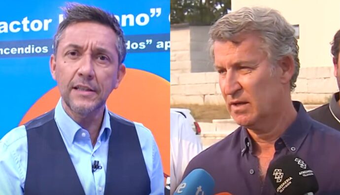 Javier Ruiz y Alberto Núñez Feijóo.