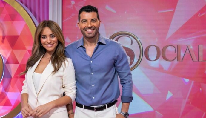 María Verdoy y Antonio Santana en 'Socialité'.