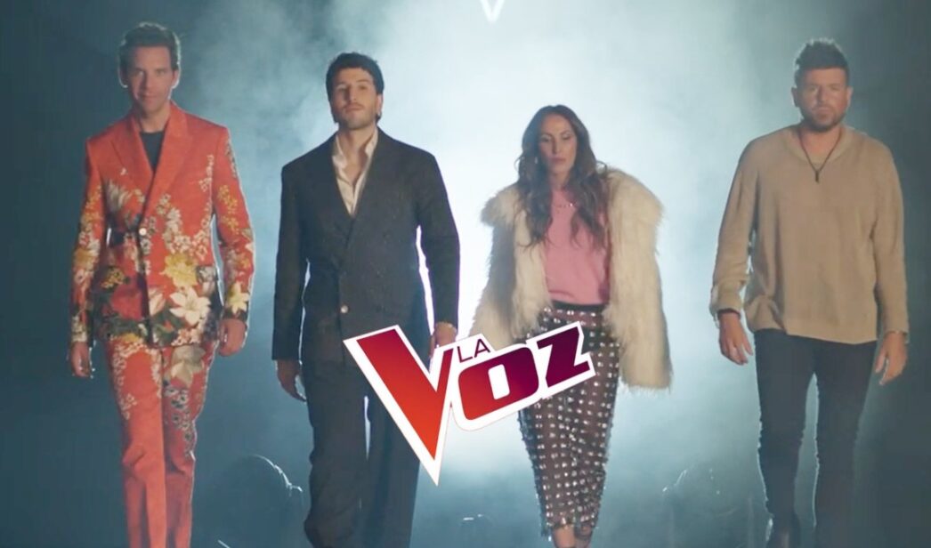 Mika, Sebastián Yatra, Malú y Pablo López en 'La Voz'.
