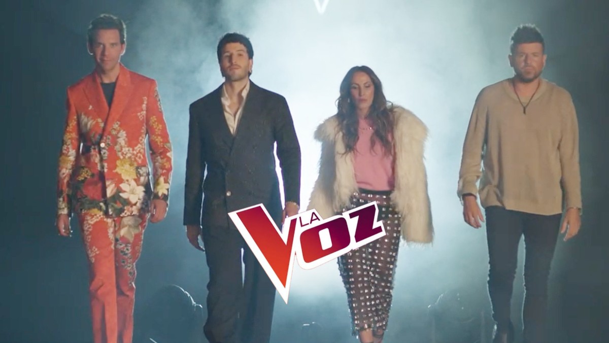 Mika, Sebastián Yatra, Malú y Pablo López en 'La Voz'.