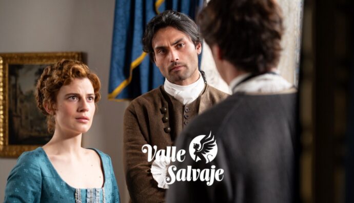 Adriana y Rafael en 'Valle Salvaje'.
