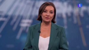 Pepa Bueno en su vuelta al 'Telediario 2'