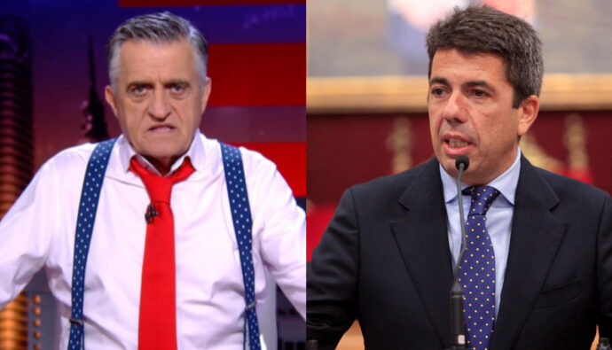 El Gran Wyoming y Carlos Mazón