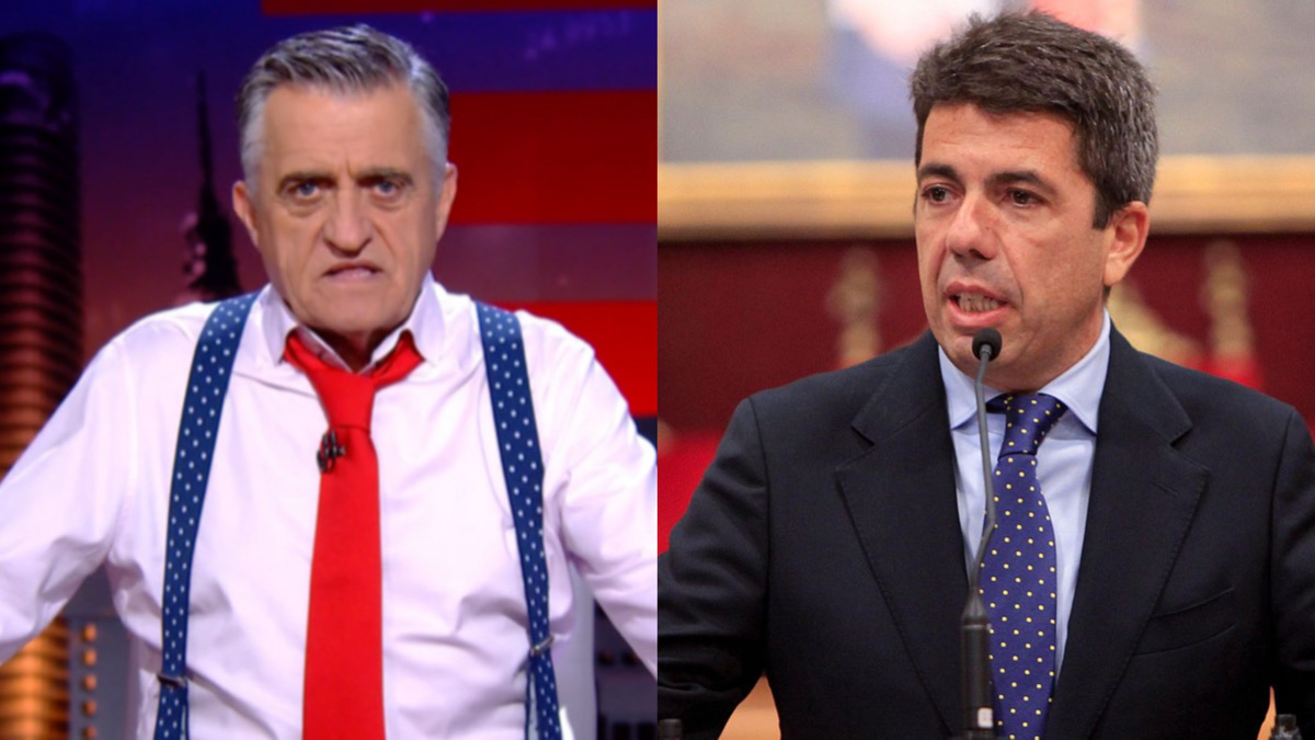El Gran Wyoming y Carlos Mazón