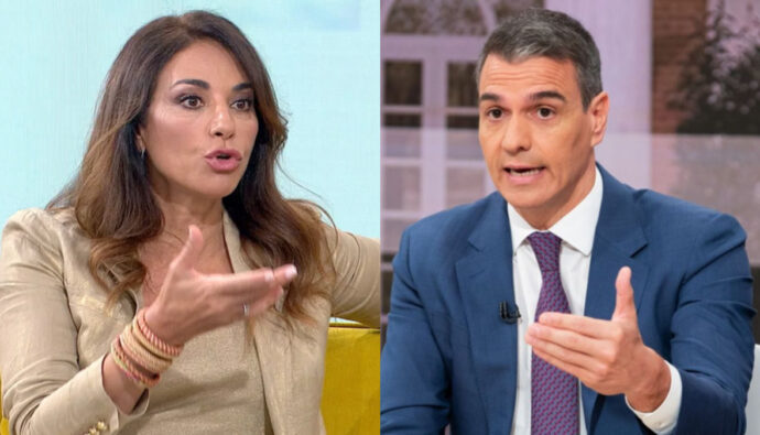 Mariló Montero y Pedro Sánchez