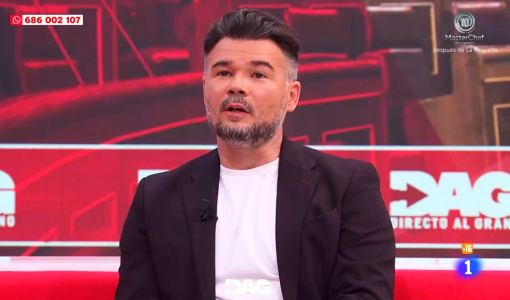 Gabriel Rufián en 'Directo al grano'.