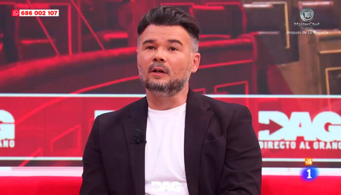 Gabriel Rufián en 'Directo al grano'.