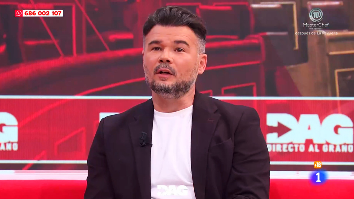 Gabriel Rufián en 'Directo al grano'.