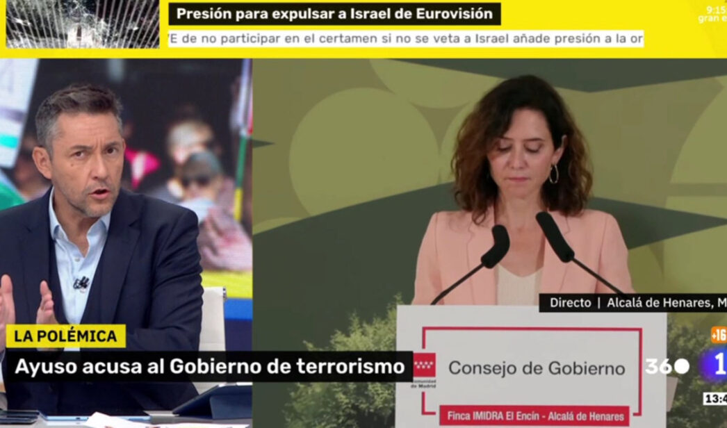 Javier Ruiz, implacable con Isabel Díaz Ayuso