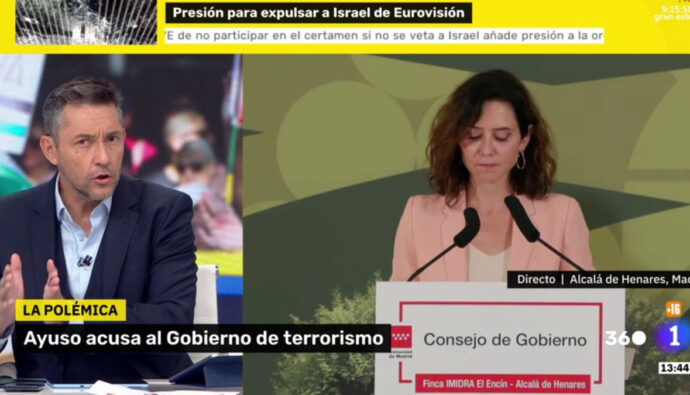 Javier Ruiz, implacable con Isabel Díaz Ayuso