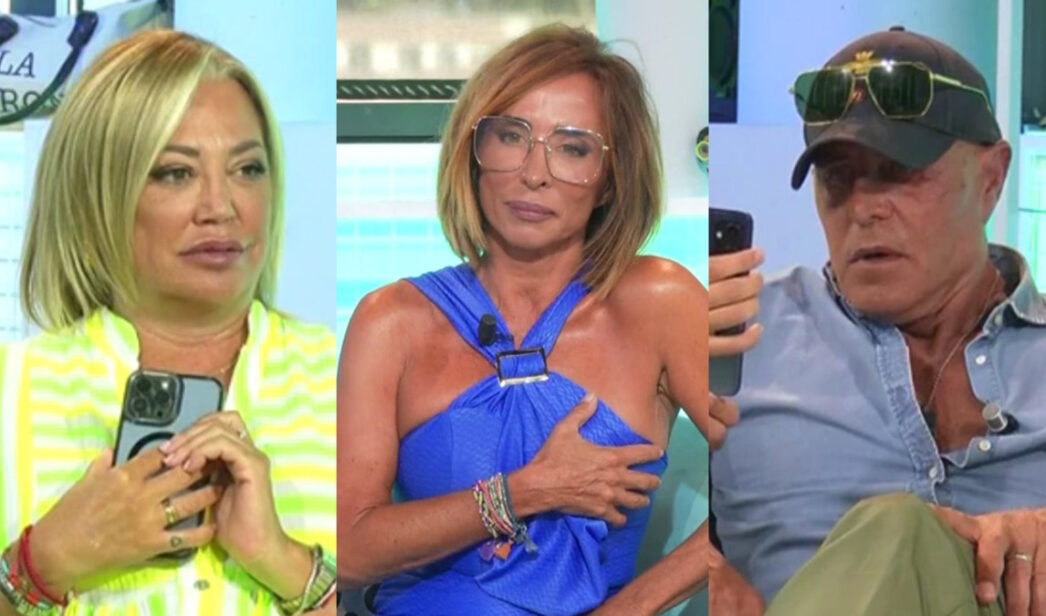 Belén Esteban, María Patiño y Kiko Matamoros