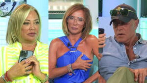 Belén Esteban, María Patiño y Kiko Matamoros
