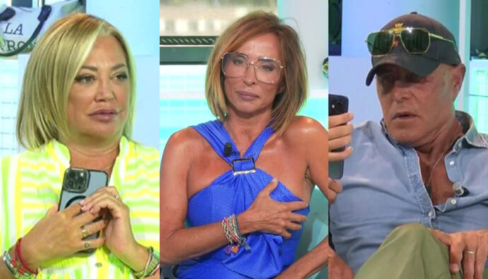 Belén Esteban, María Patiño y Kiko Matamoros