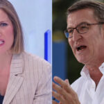Silvia Intxaurrondo y Alberto Núñez Feijóo