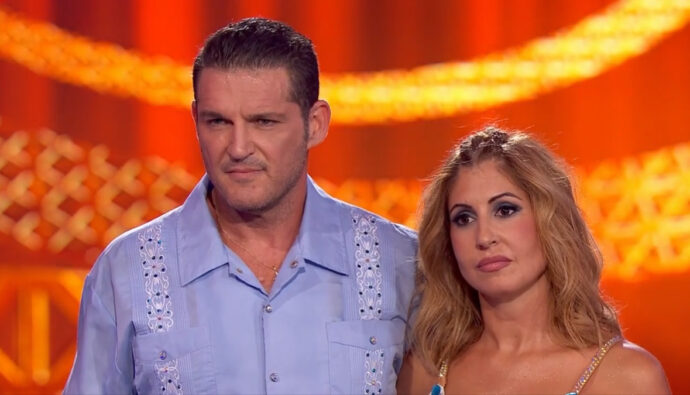 Manu Tenorio y su pareja de baile en 'Bailando con las Estrellas'