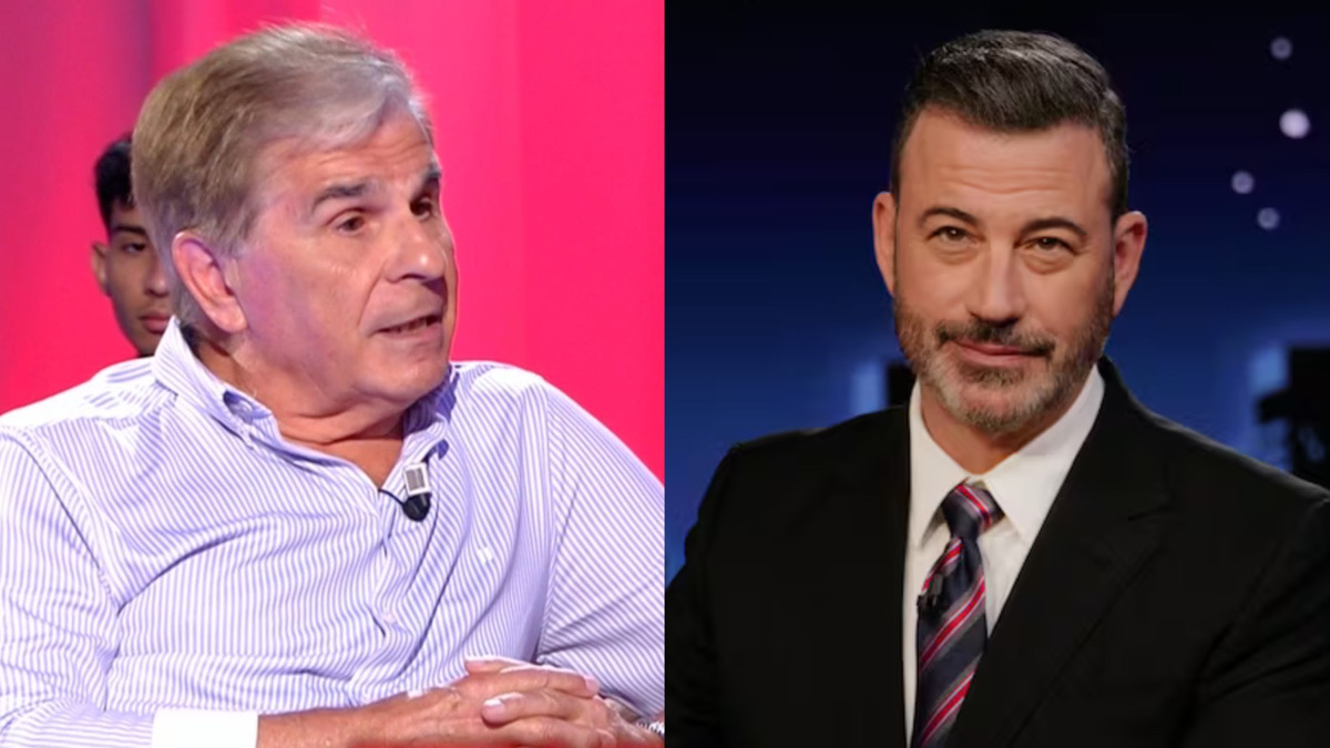Pedro Ruiz y Jimmy Kimmel