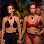 Elena y Adara en el momento de la expulsión