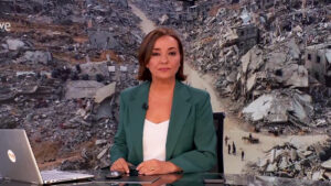 Pepa Bueno en el 'Telediario 2'