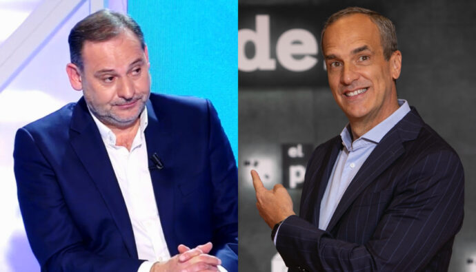 José Luis Ábalos y Santi Acosta, presentador de 'El precio de'