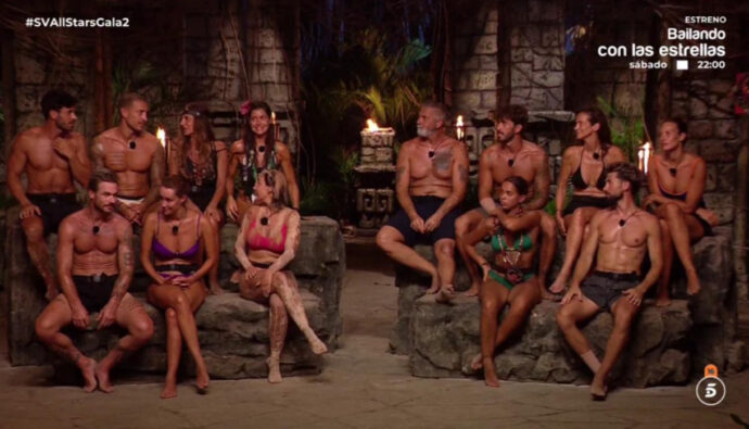 Concursantes en La Palapa de 'Supervivientes All Stars'