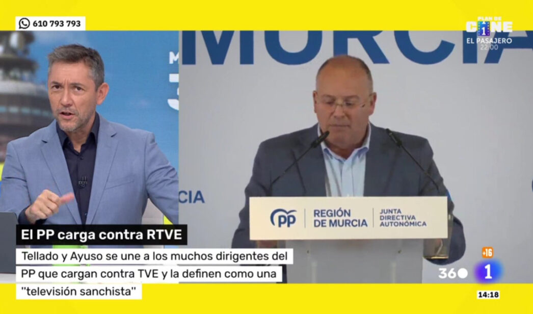 Javier Ruiz da la réplica a Miguel Tellado
