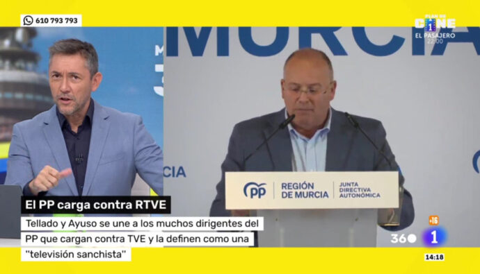Javier Ruiz da la réplica a Miguel Tellado