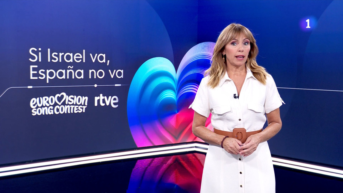 Alejandra Herranz en el 'Telediario 1'