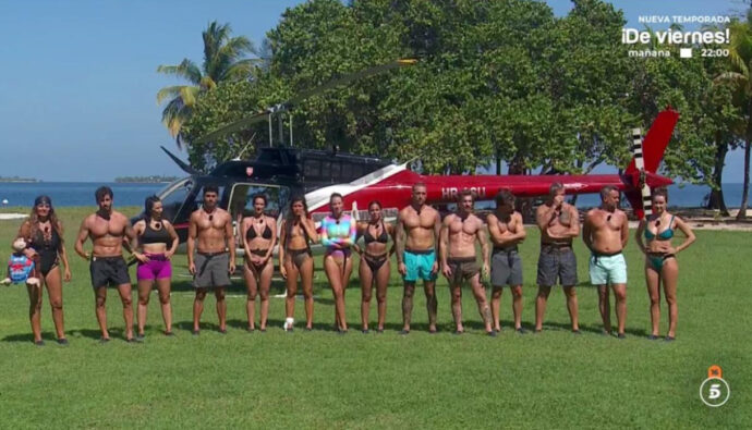 Concursantes de 'Supervivientes All Stars' durante el estreno