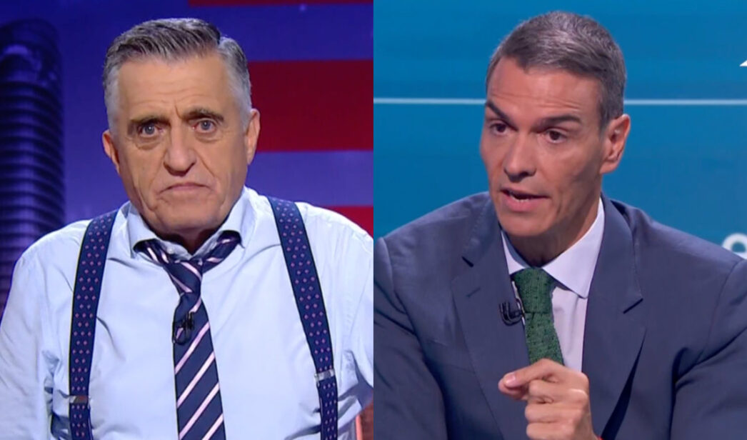 El Gran Wyoming y Pedro Sánchez