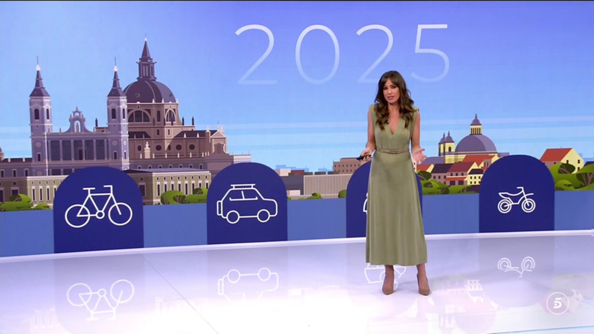 Carmen Corazzini en 'Informativos Telecinco'