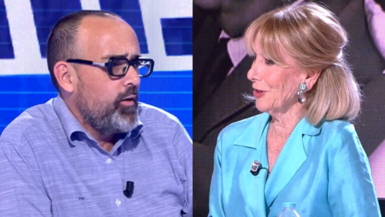 Risto Mejide y Esperanza Aguirre