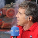Perico Delgado, comentarista de RTVE en La Vuelta