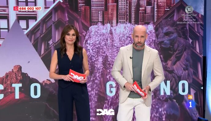 Marta Flich y Gonzalo Miró en 'Directo al grano'.